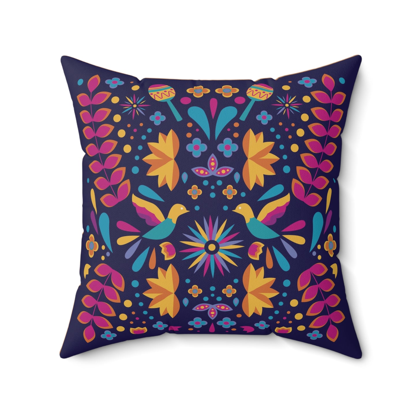 Cinco De Mayo Colorful Square Pillow