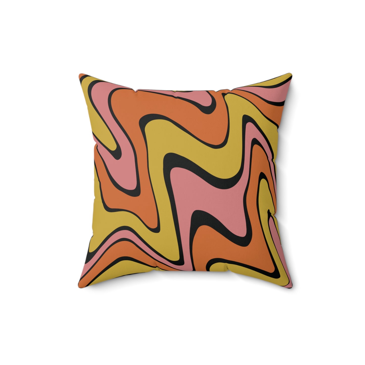 Oriental Kimono Square Pillow