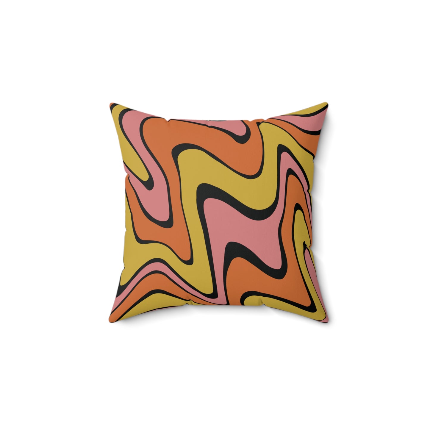Oriental Kimono Square Pillow