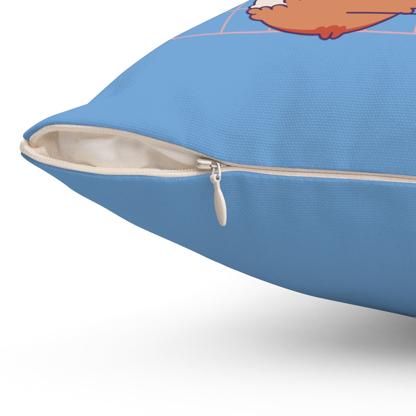 Anatomy of a cute fox Square Pillow