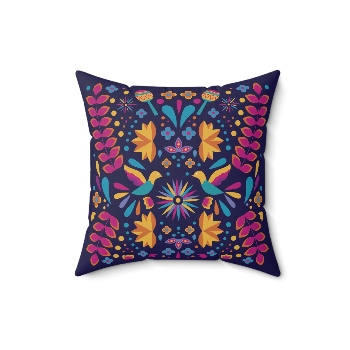 Cinco De Mayo Colorful Square Pillow