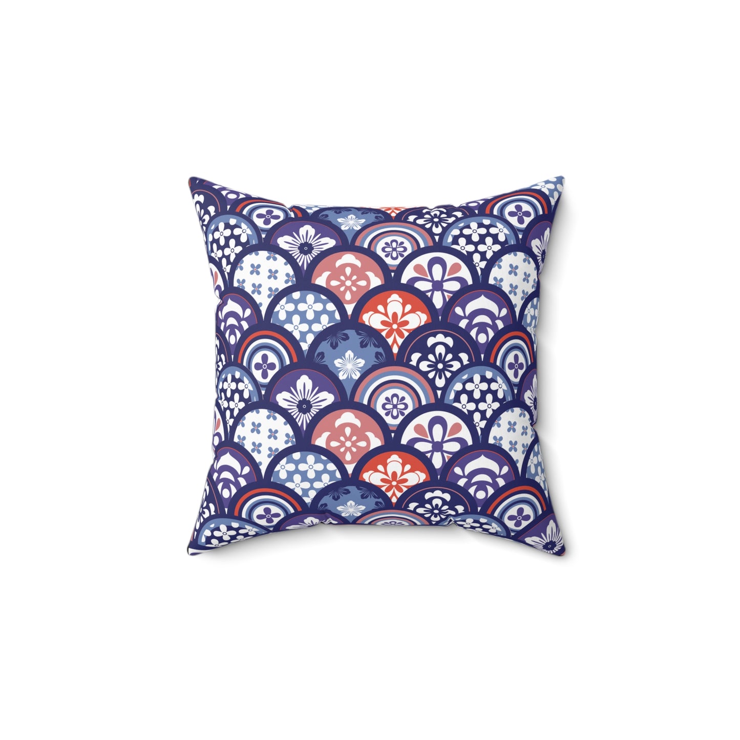 Oriental Kimono Square Pillow