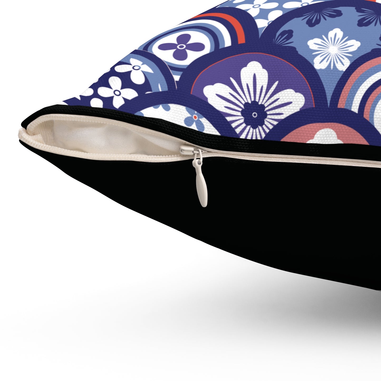 Oriental Kimono Square Pillow