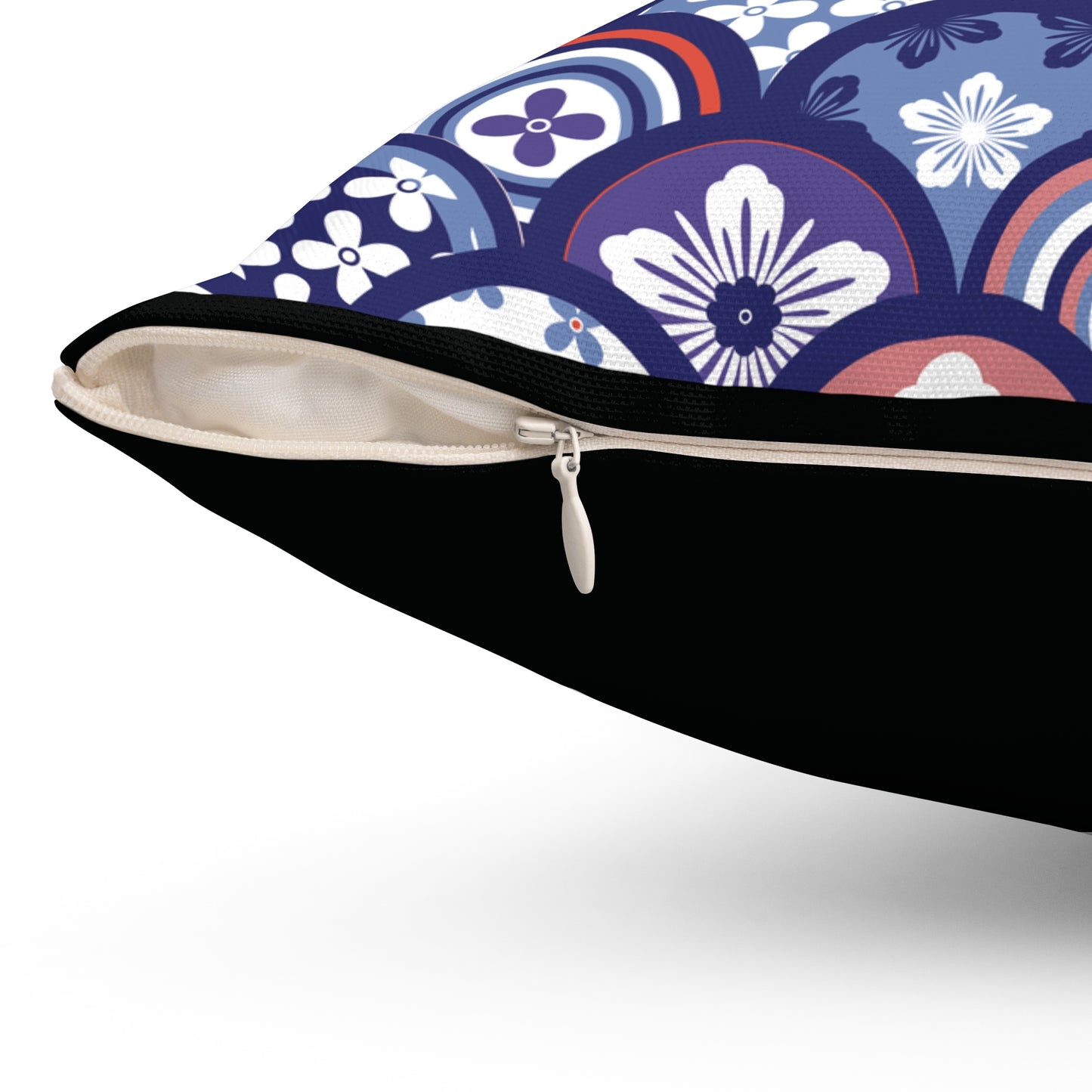 Oriental Kimono Square Pillow
