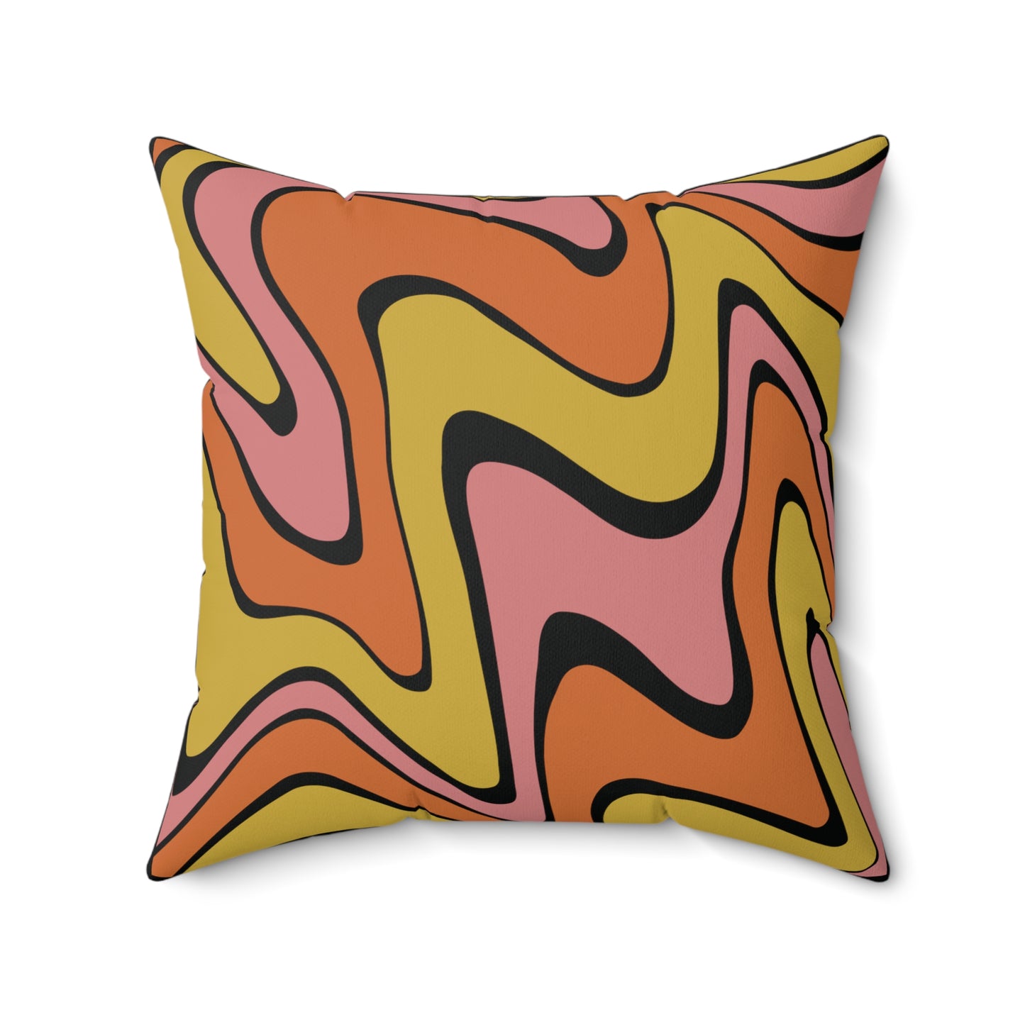 Oriental Kimono Square Pillow