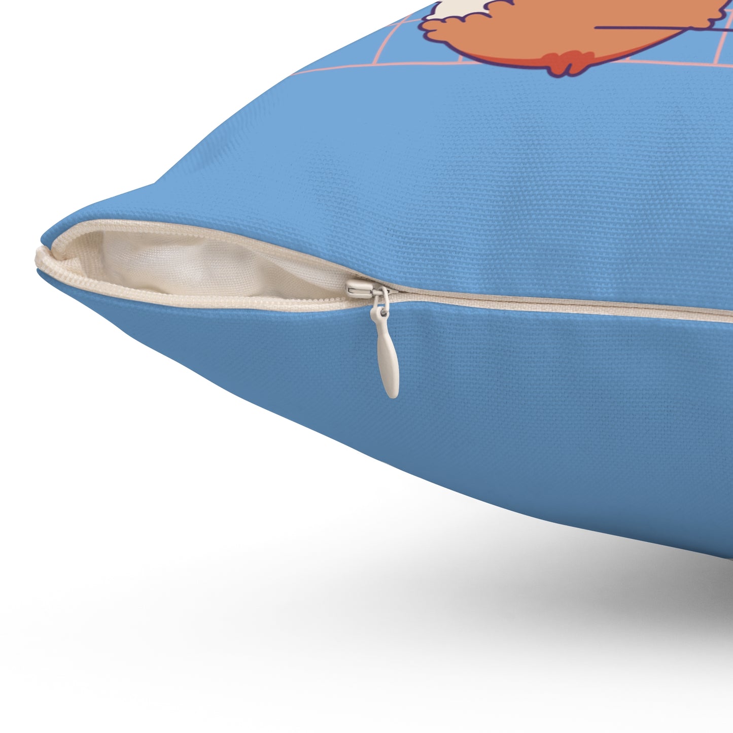 Anatomy of a cute fox Square Pillow