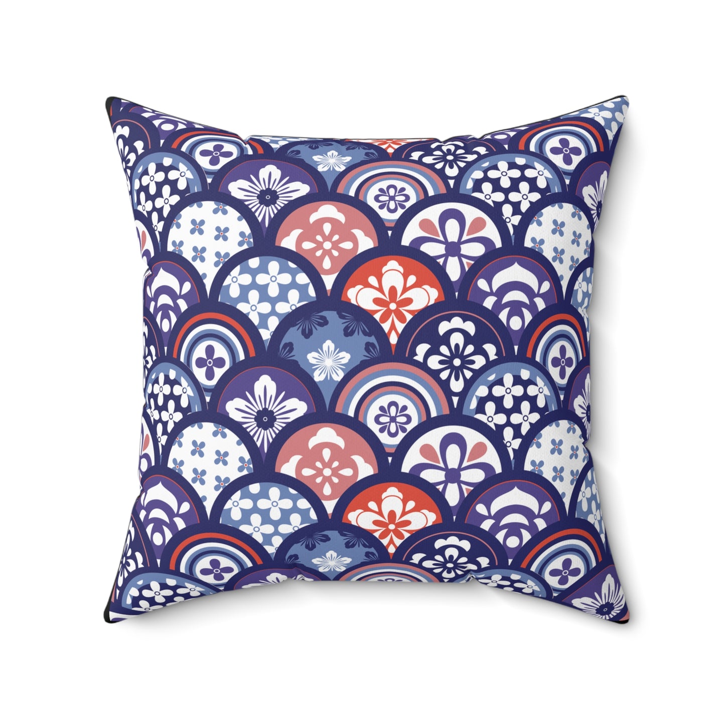 Oriental Kimono Square Pillow