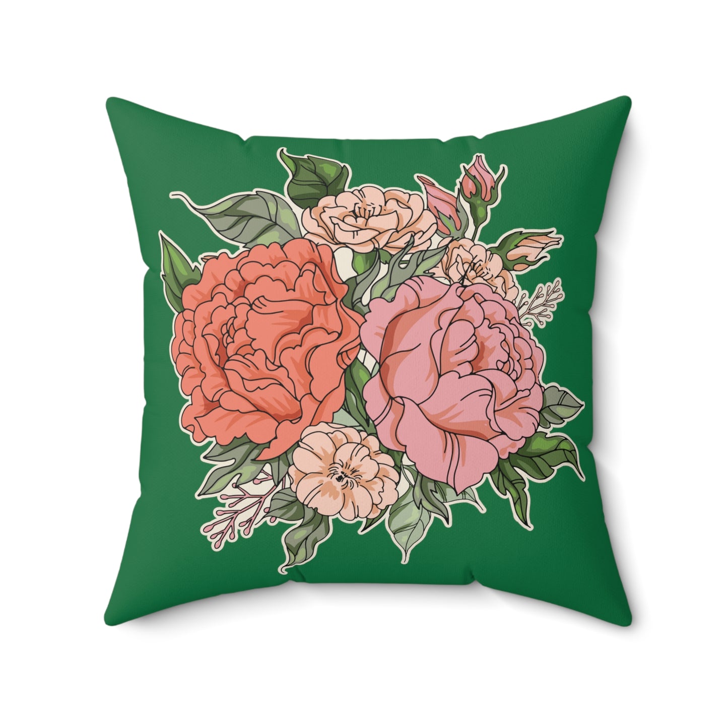 Flowers Square Pillow