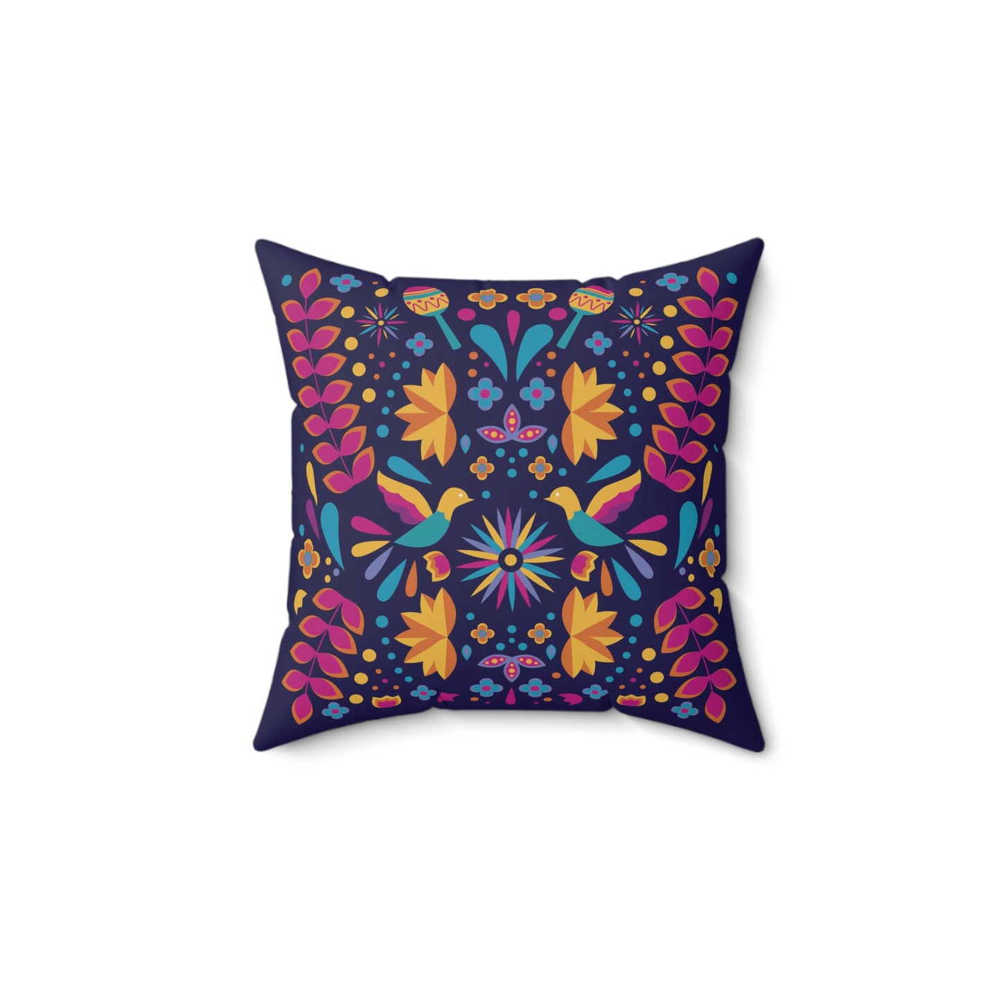 Cinco De Mayo Colorful Square Pillow