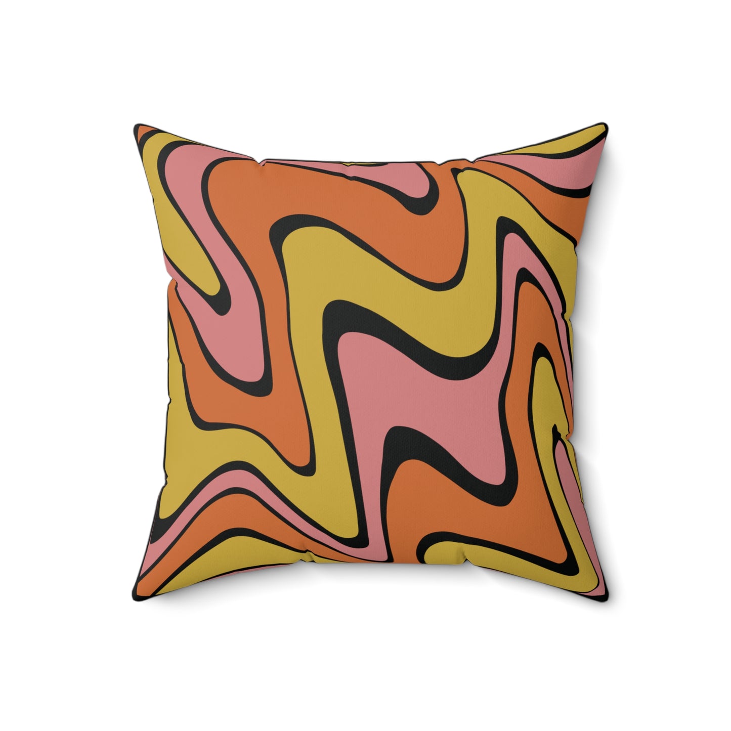 Oriental Kimono Square Pillow