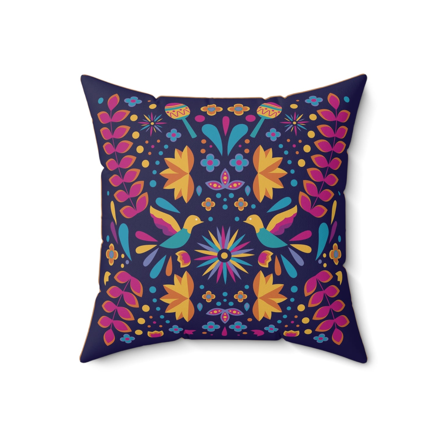 Cinco De Mayo Colorful Square Pillow