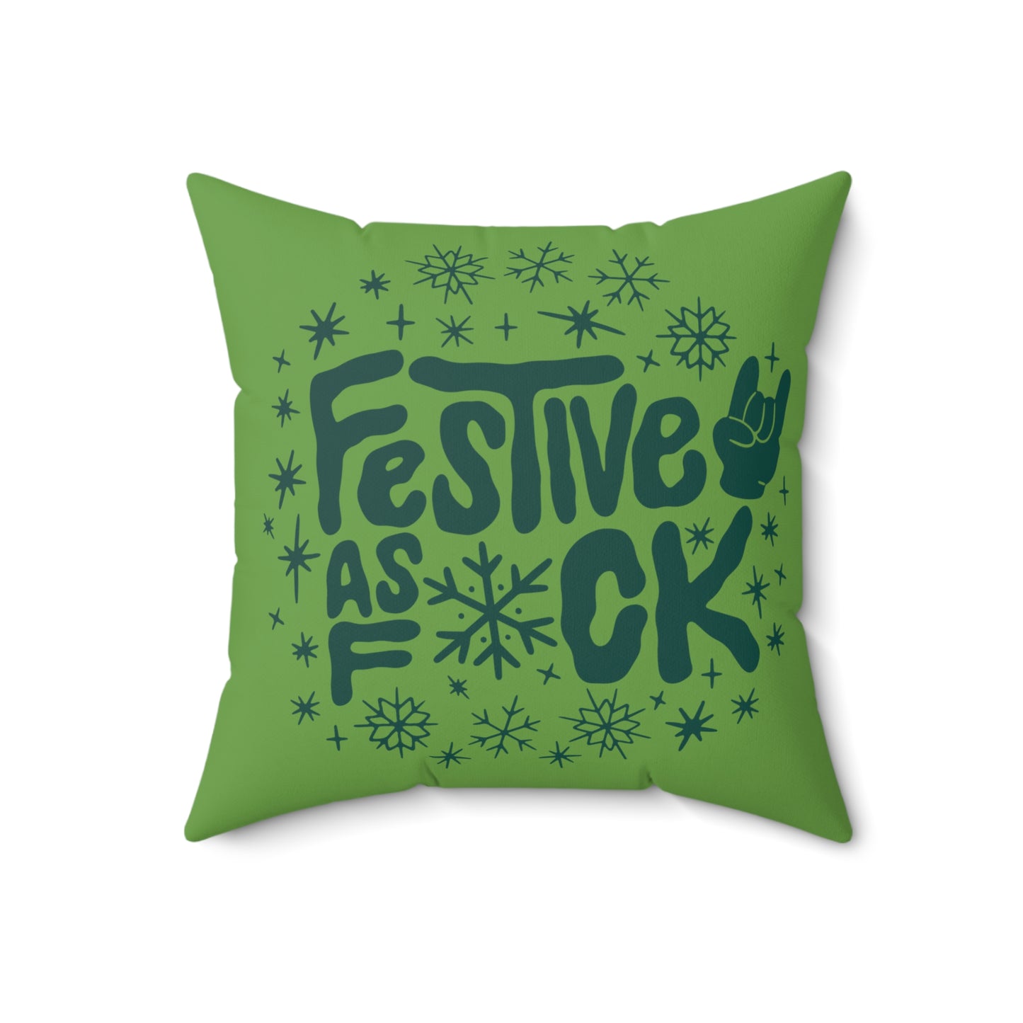 Festive as F*CK Square Pillow