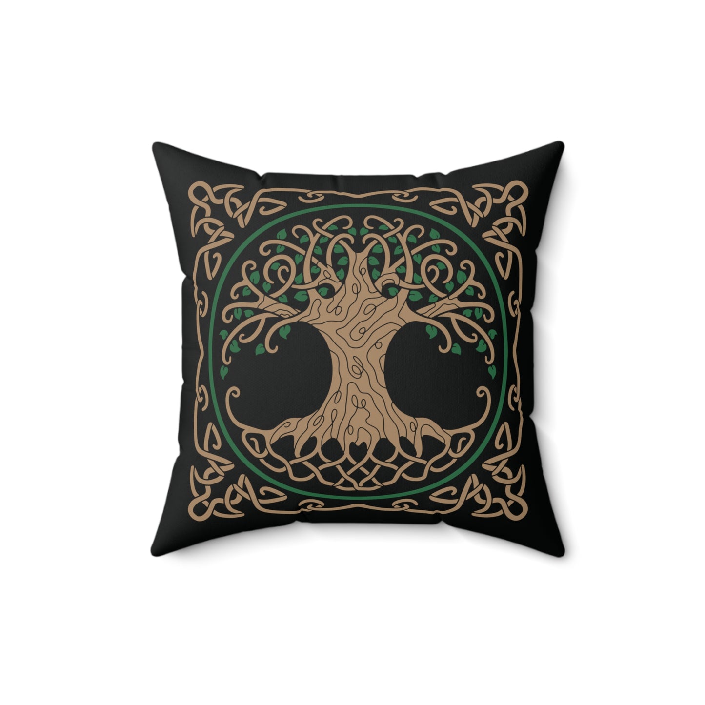 Celtic Tree Square Pillow