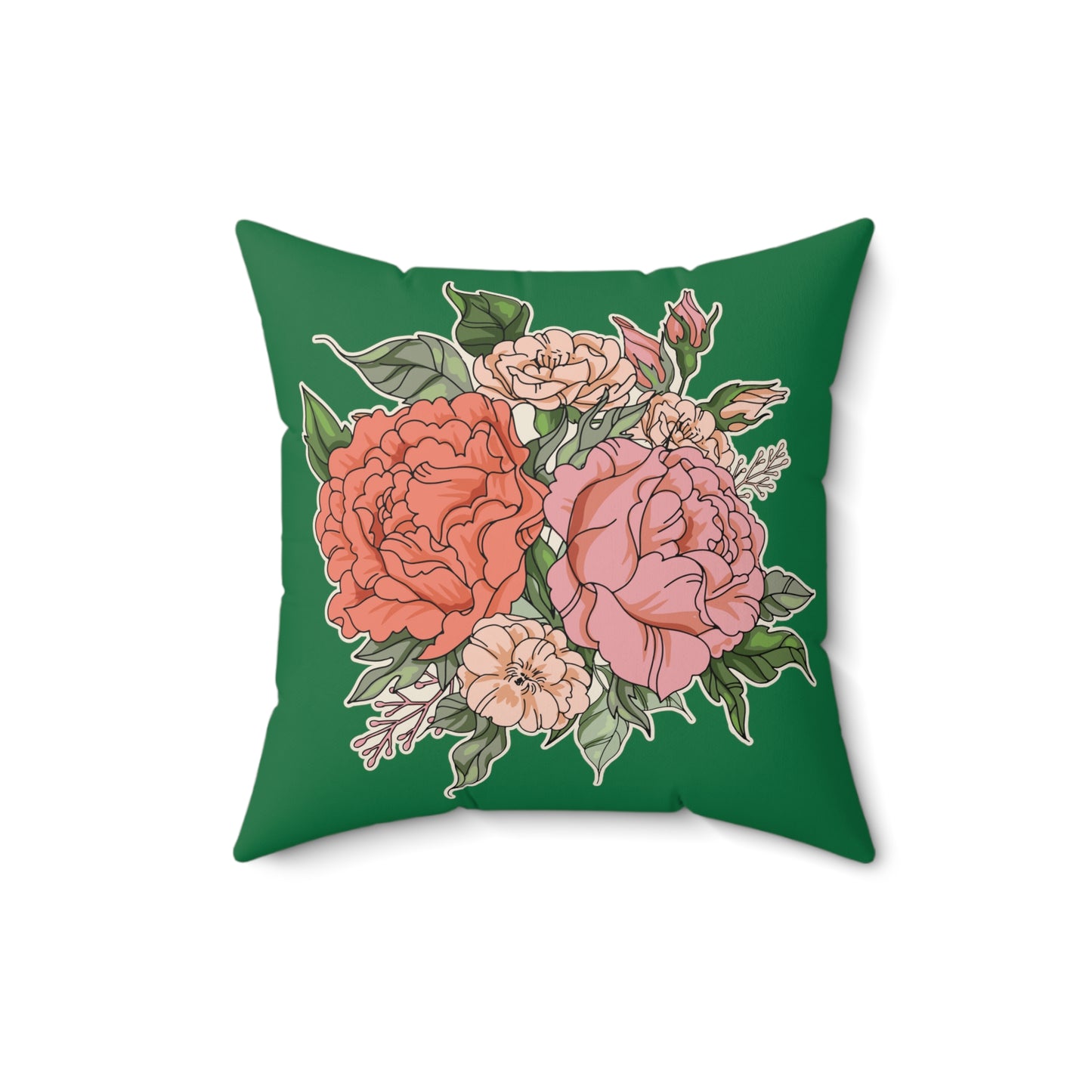 Flowers Square Pillow