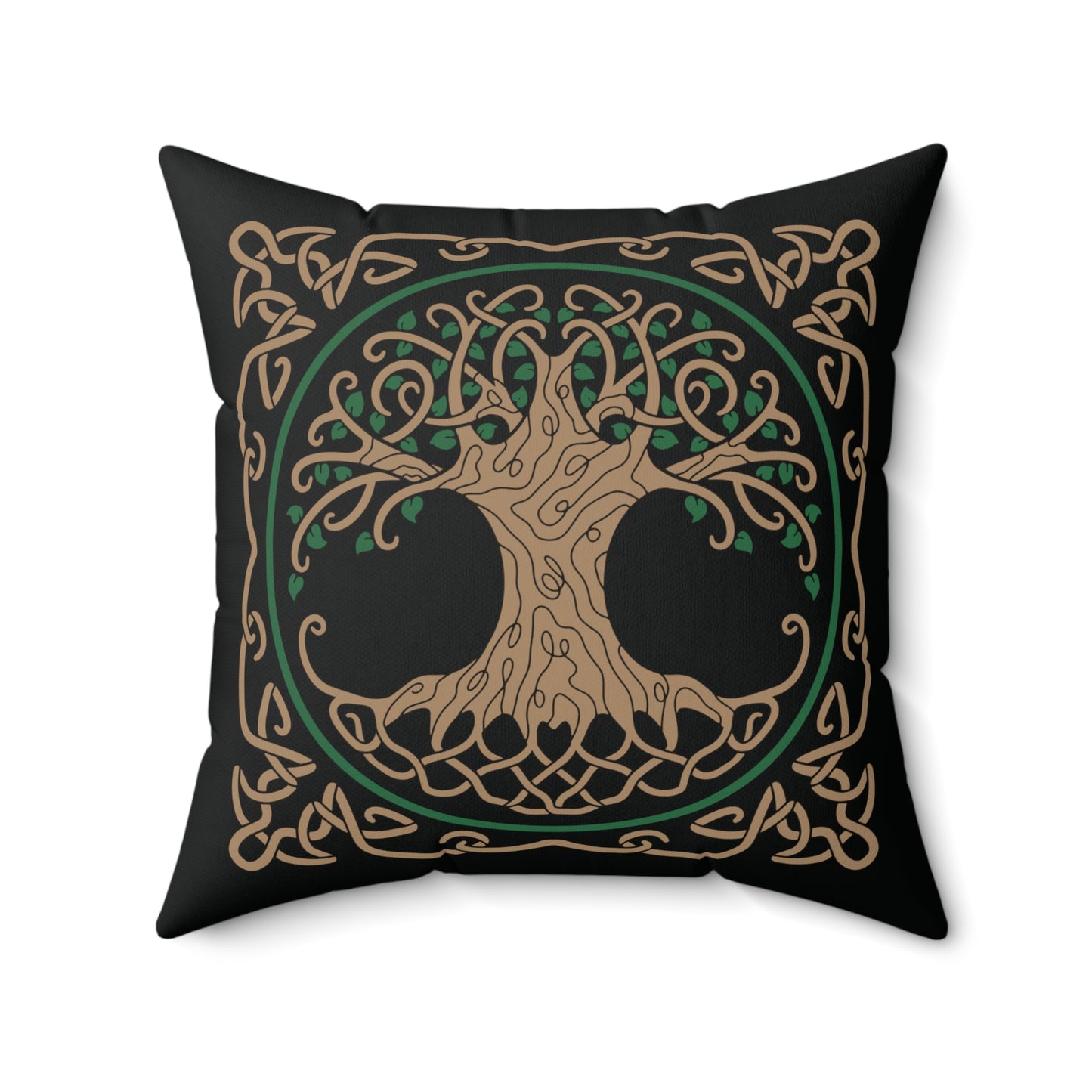 Celtic Tree Square Pillow